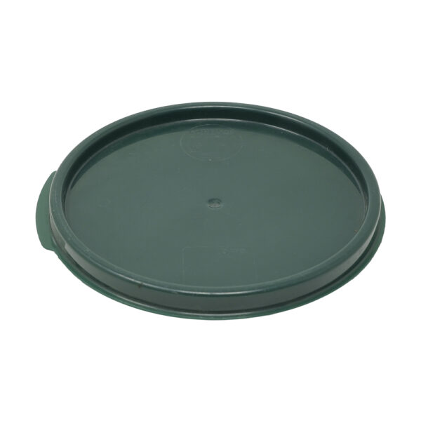 Carlisle 2-4qt Round Storage Container Forest Green Lid