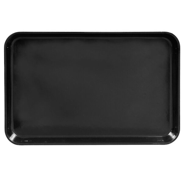 Cambro Black EpicTread 12x16" Non-Slip Tray - Image 2