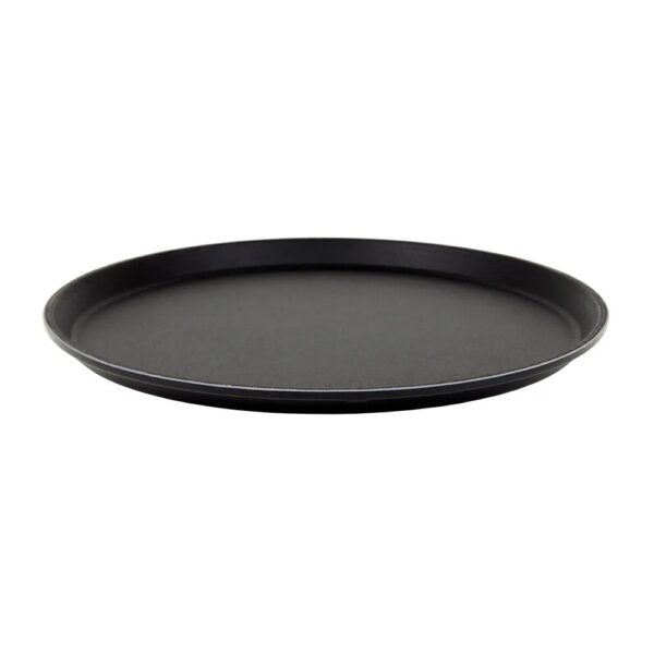 Cambro Camtread "14" Black Non-Skid Serving Tray - Image 3