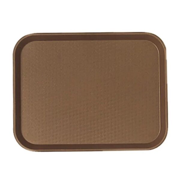 Cambro 14" x 18" Brown Fast Food Tray