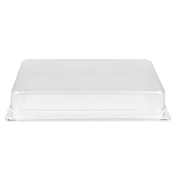 Cambro Camwear Full Size Clear Polycarbonate Food Pan 4" Deep - Image 4