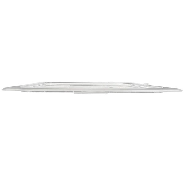 Cambro Camwear 1/2 Size Clear Polycarbonate Handled Lid - Image 5