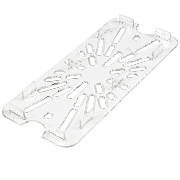 Cambro Camwear 1/3 Size Clear Polycarbonate Drain Tray - Image 5