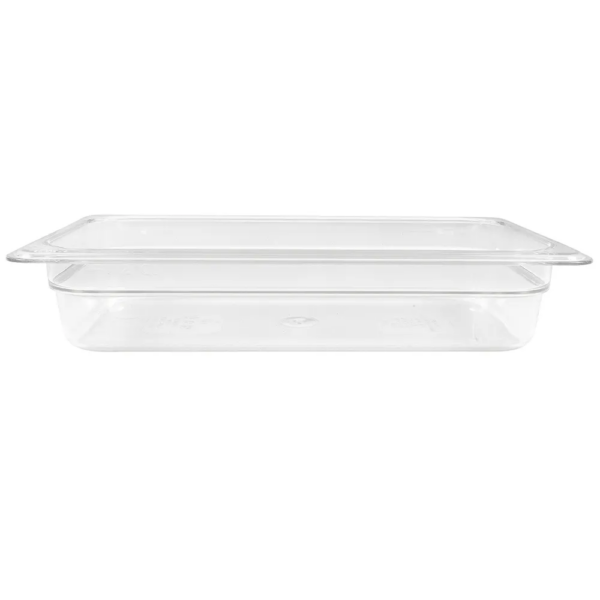 Cambro Camwear 1/3 Size Clear Polycarbonate Food Pan - 2 1/2" Deep - Image 3