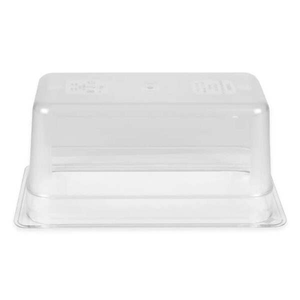Cambro Camwear 1/3 Size Clear Polycarbonate Food Pan 6" Deep - Image 4