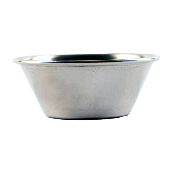 Tablecraft Stainless Steel Round Sauce Cup 1.5 oz. - Image 2