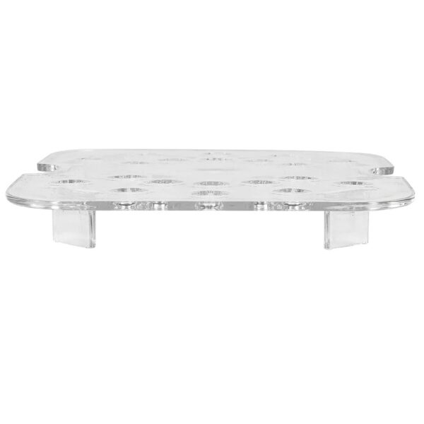 Cambro Camwear 1/6 Size Clear Polycarbonate Drain Tray - Image 2