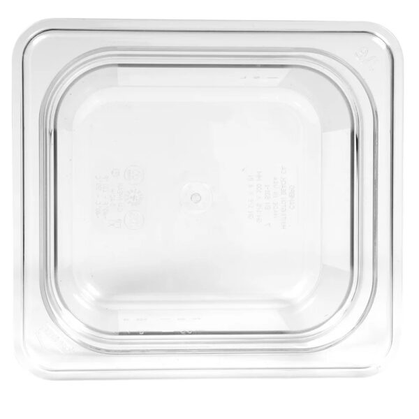 Cambro Camwear 1/6 Size Polycarbonate Food Pan 4" deep - Image 3