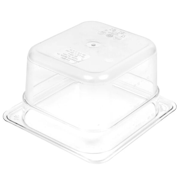 Cambro Camwear 1/6 Size Polycarbonate Food Pan 4" deep - Image 5
