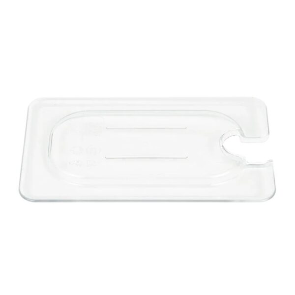 Cambro Food Pan Polycarbonate Flat Notched Lid - Image 3
