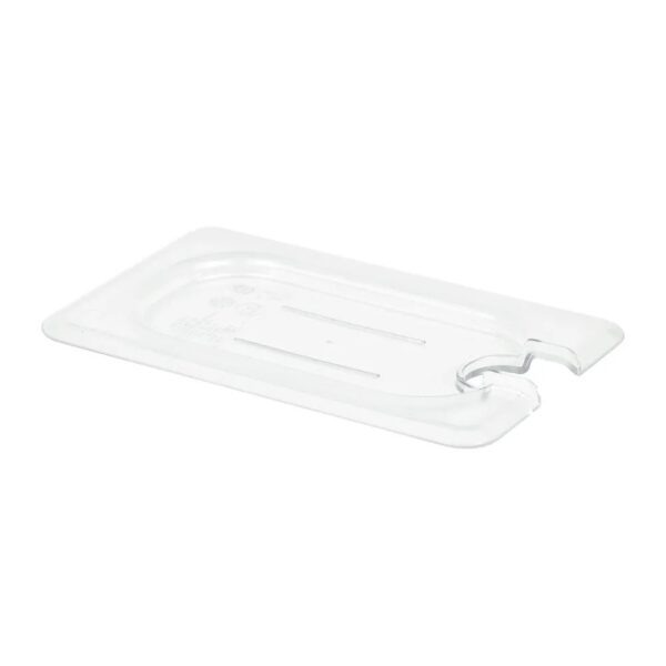 Cambro Food Pan Polycarbonate Flat Notched Lid - Image 4