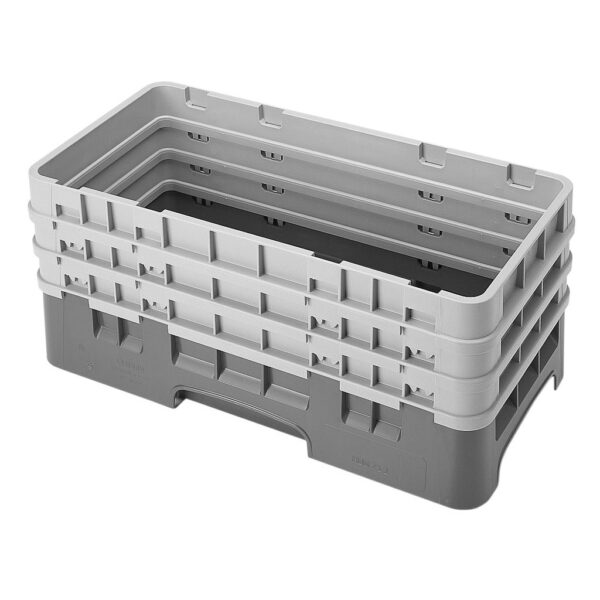 Cambro Soft Gray Camrack Half Size Open Base Rack - Image 2