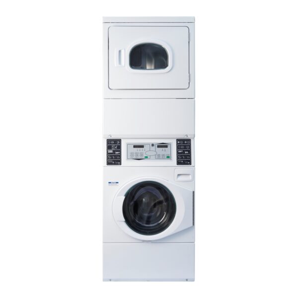 IPSO NTL Commercial Stack Washer & Dryer, 15kg Dryer and 10kg Washer