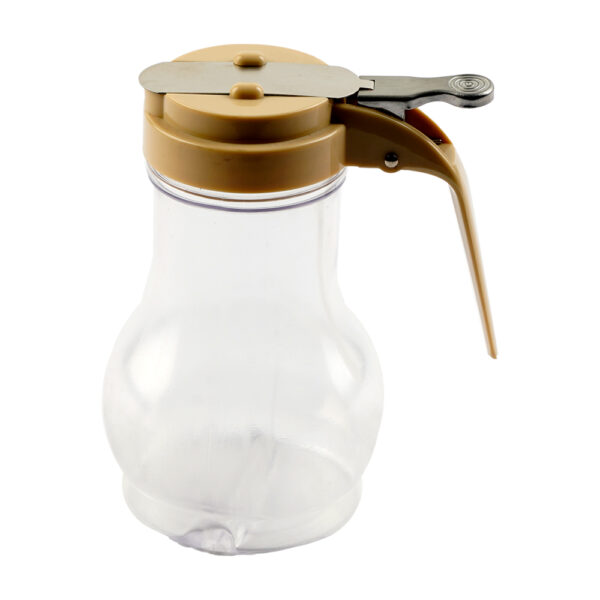 Tablecraft 10oz Teardrop Syrup Dispenser Almond - Image 3