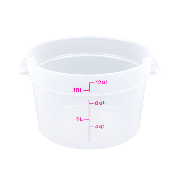 Cambro 12 Qt. Translucent Round Storage Container