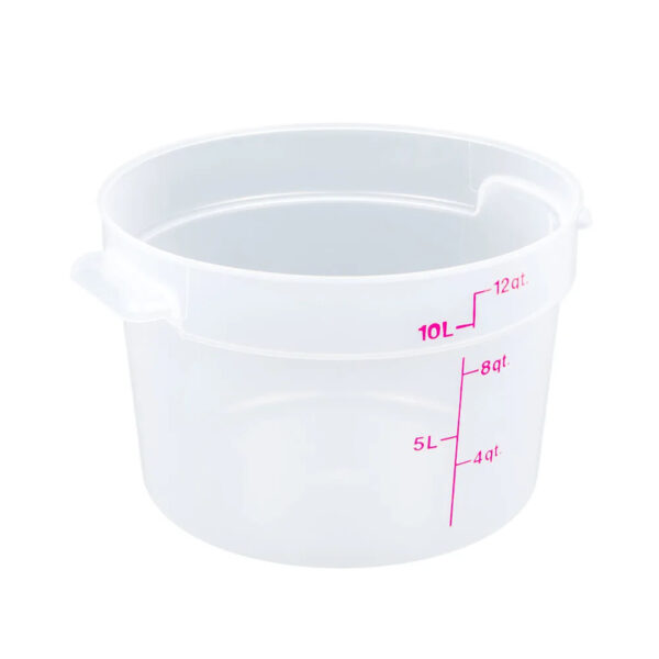 Cambro 12 Qt. Translucent Round Storage Container - Image 2