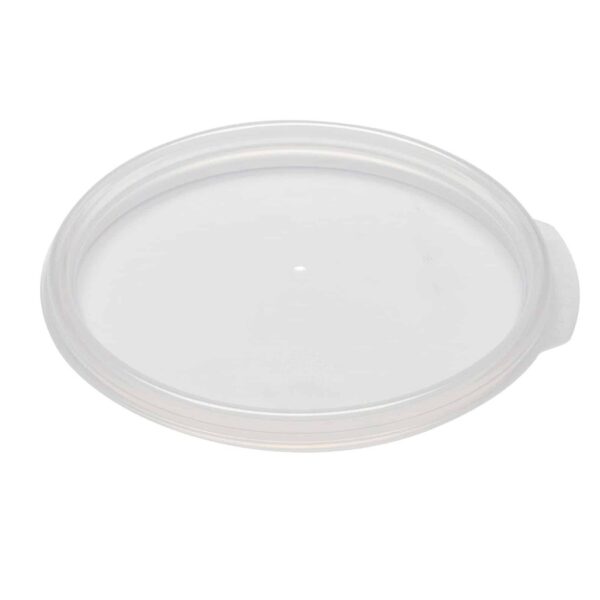 Cambro 12, 18, 22 Qt. Translucent Round Seal Cover for Clear Camwear Containers