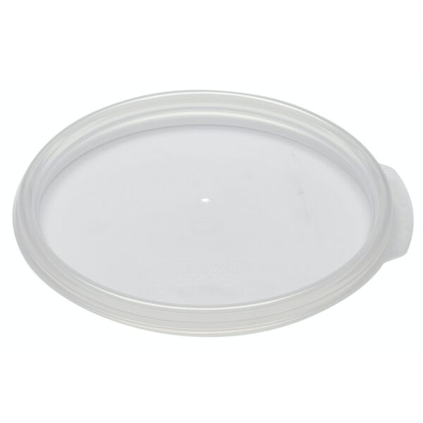 Cambro Translucent Lid for Cambro 12, 18, and 22 Qt. Round Containers - Image 3