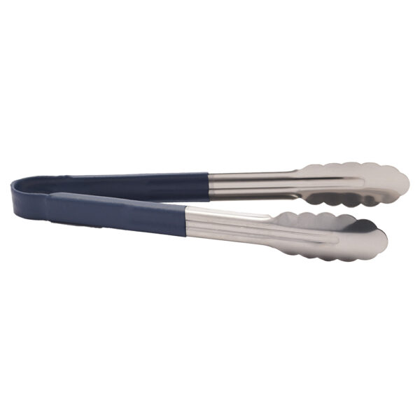 Adcraft Scalloped Edge Tong, 12" Blue (72pcs/cs) - Image 4