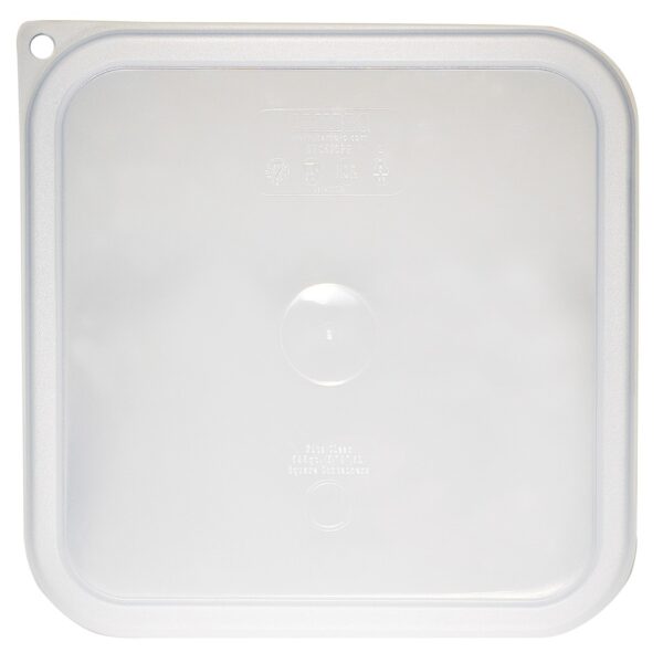 Cambro Translucent 12, 18, and 22 Qt. Camwear Seal Cover - Image 2