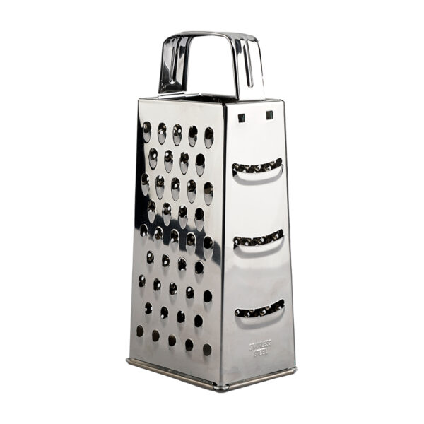 Tablecraft Grater Stainless Steel, Tapered, 3 x 4 x 9¼'' - Image 2