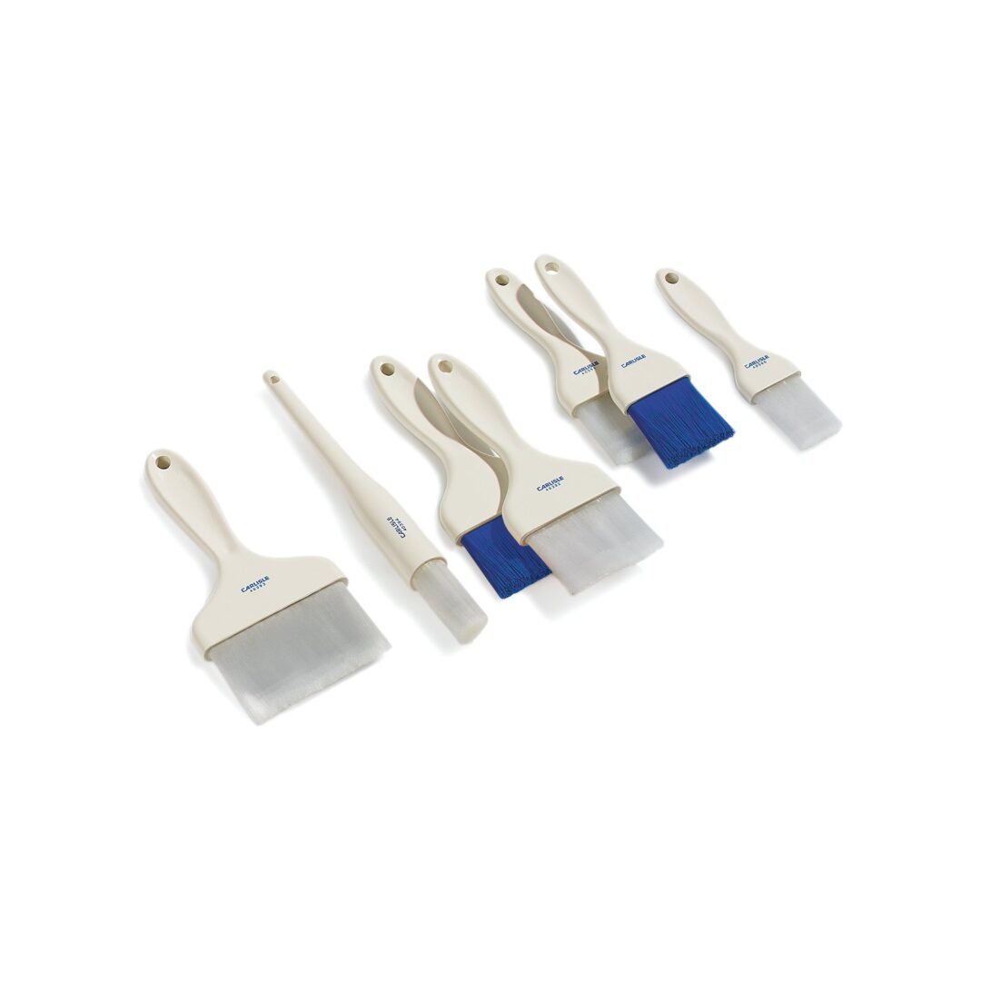 CARLISLE 4039002 - Galaxy™ Flat Brush w/Nylon Bristles 1-1/2" - White - Image 2